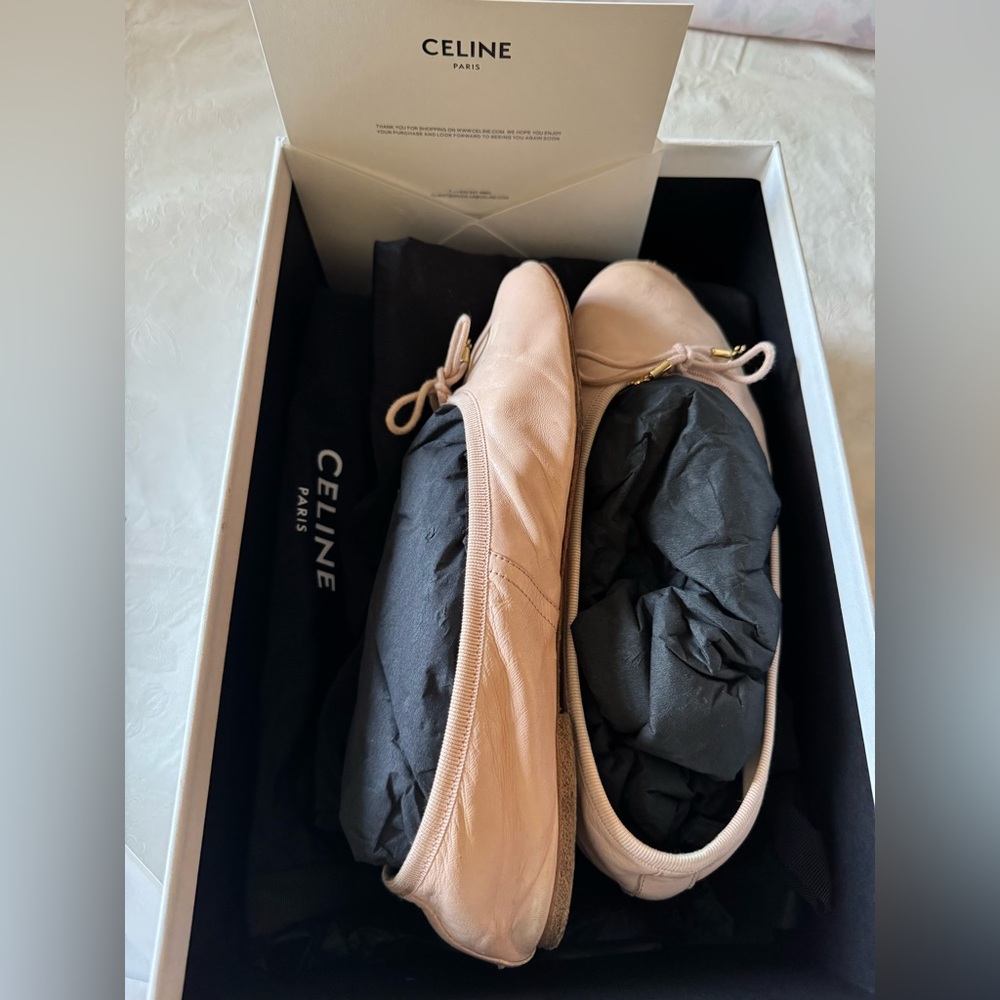 Celine Blush Pink Ballet Flats